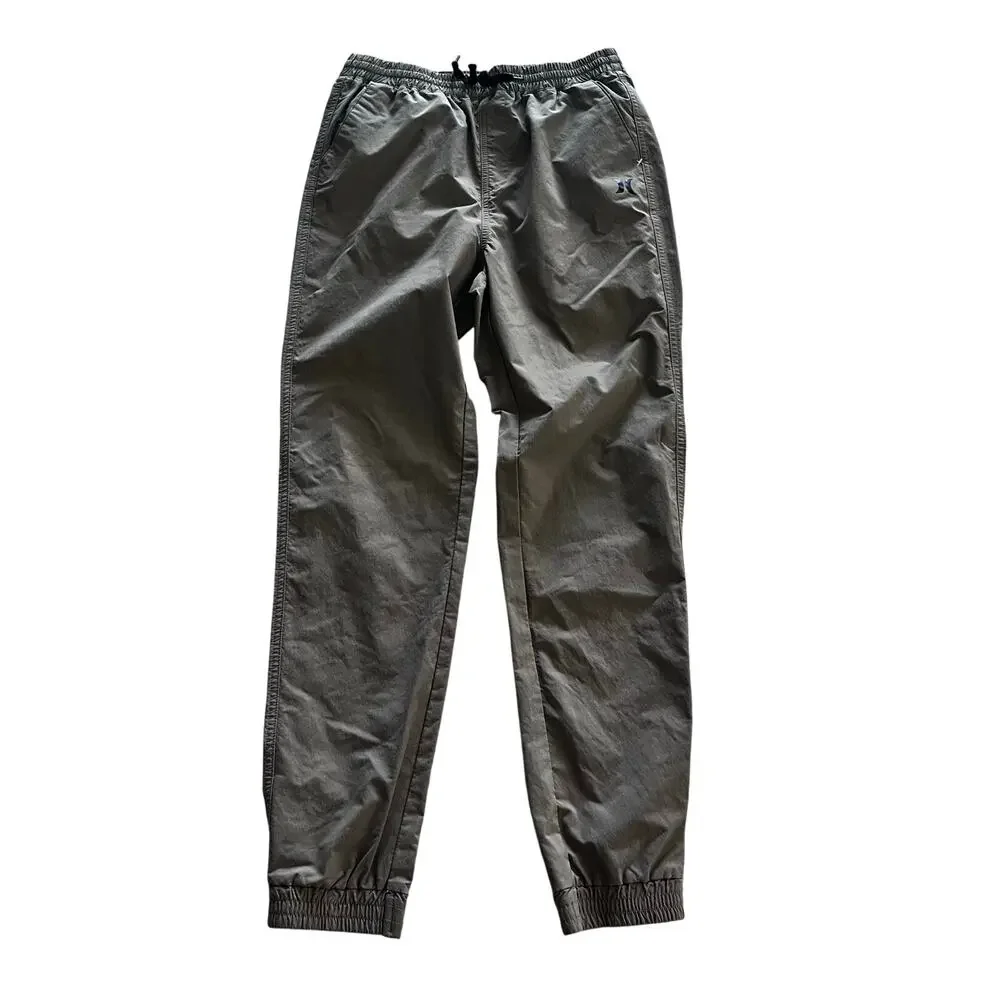 Hurley Boys XL 14-16 Khaki Nylon Windbreaker Jogger Pants